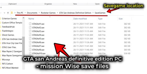 gta san andreas definitive edition mission save files  3